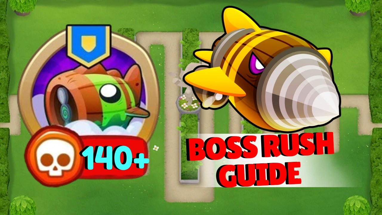 BTD6 Boss Rush Guide | NO MONKEY KNOWLEDGE | 140+ pops | Island 1