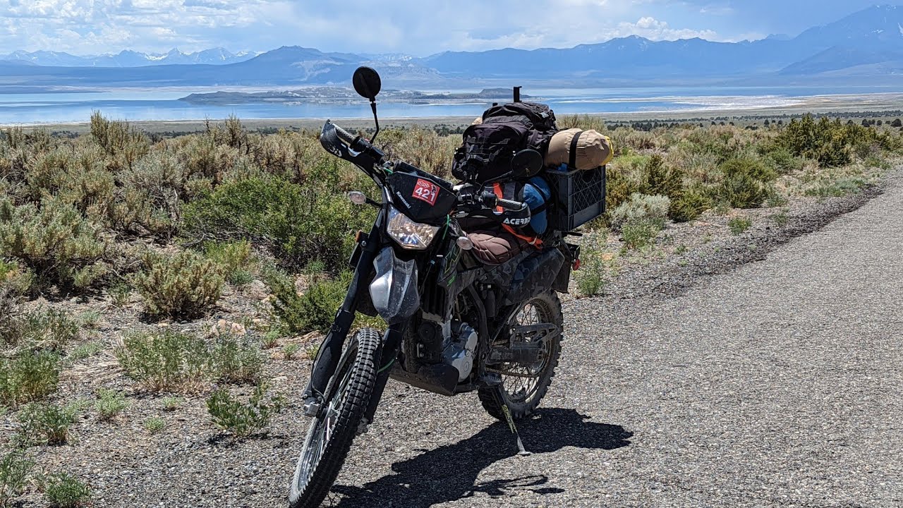Solo KLX 300 Adventure Around Mono Lake Part Two . Log Cabin Mine and Bodie Ghost Town