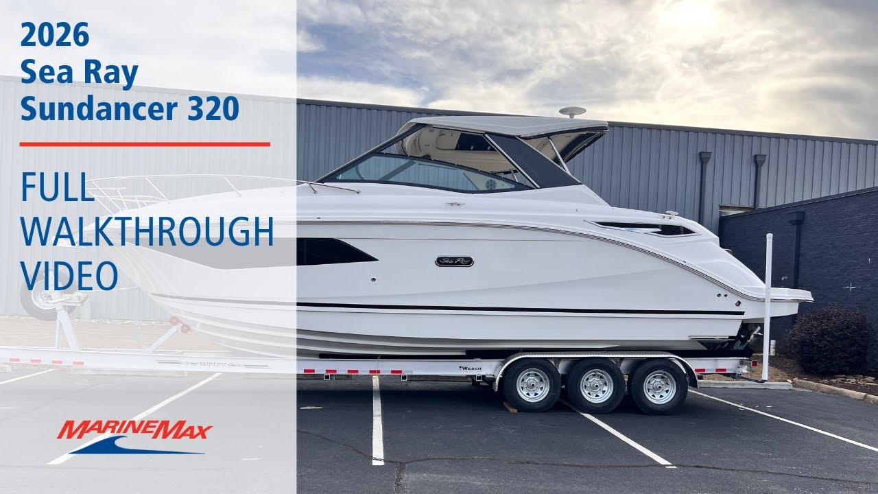 Sea Ray Sundancer 320 2026 года выпуска | MarineMax Greenville