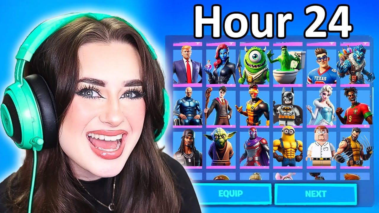 Обновляю аккаунт Fortnite моей девушки на 24 часа!