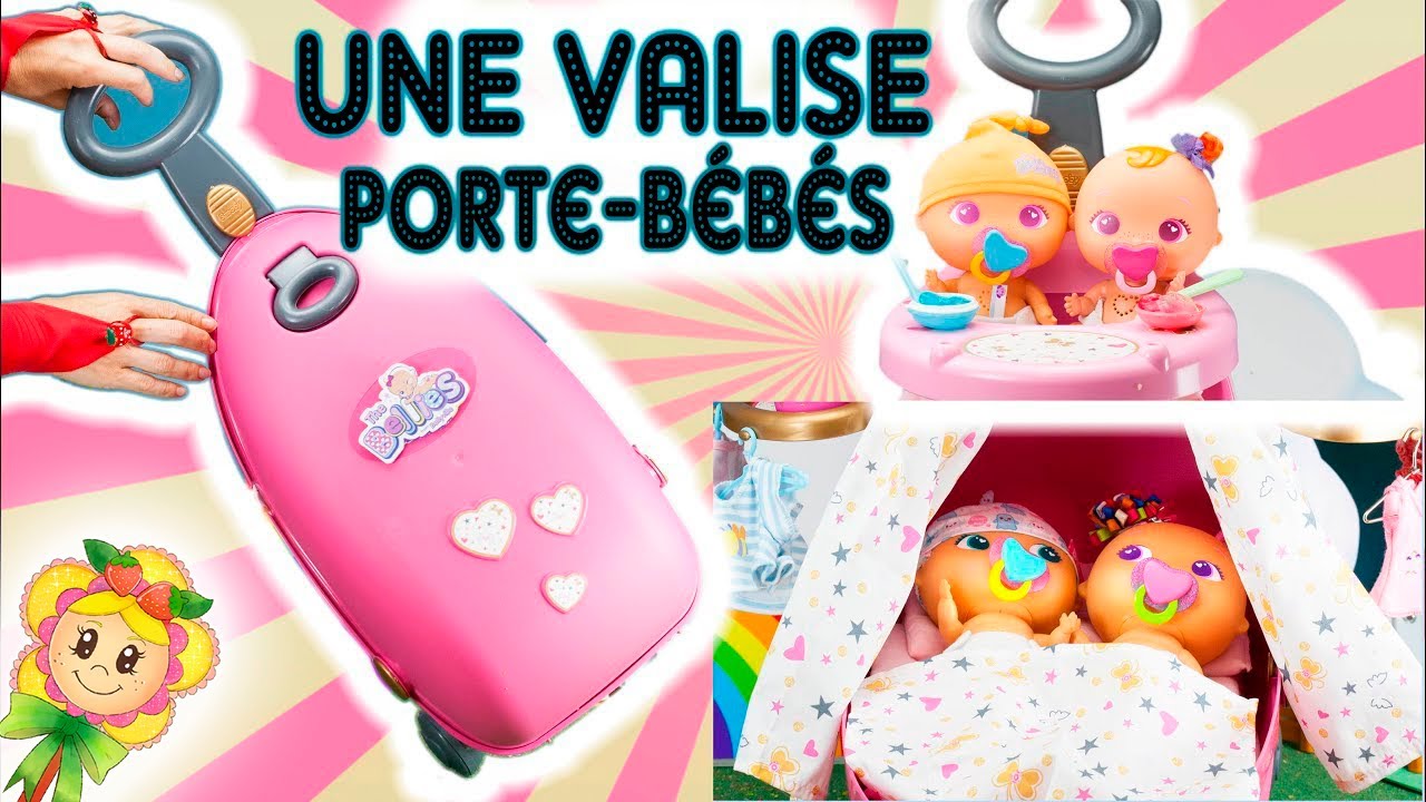 🎉 Peppa Pig a la SUPER VALISE pour porter ses 6 BÉBÉS BELLIES avec plein d’accesoires et berceau