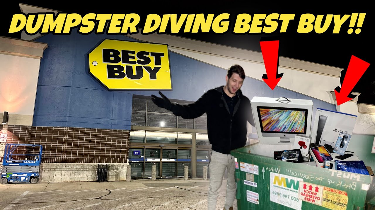 МЕНЕДЖЕР BEST BUY ЗАБЫЛ ЗАКРЫТЬ МУСОРНЫЙ КОНТЕЙНЕР!!