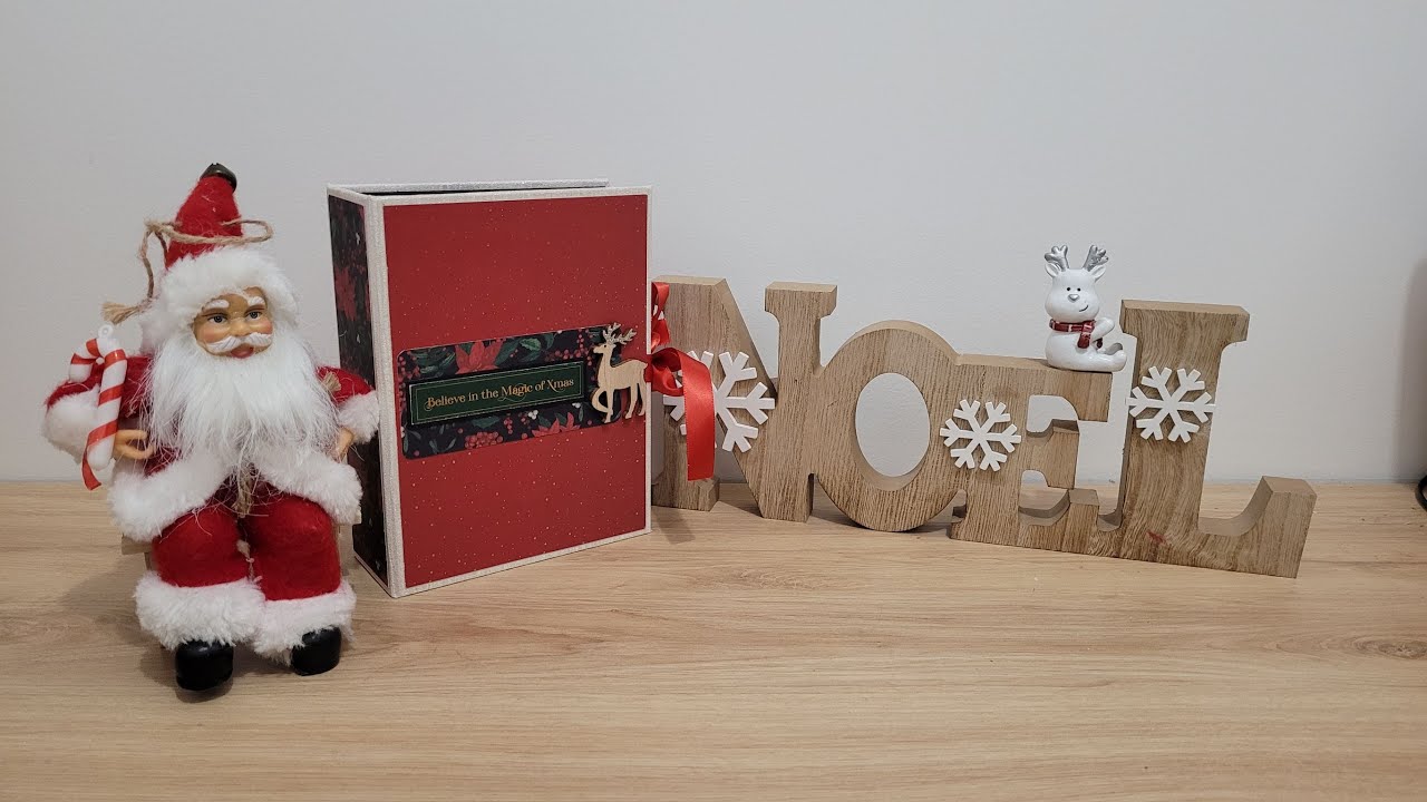 Tuto mini album Noël version Action