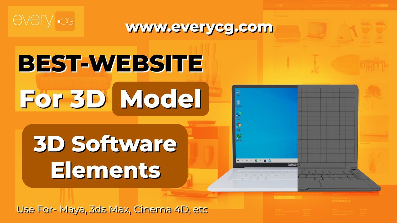 Best Marketplace To Buy & Sell 3D Models | 3D Elements | Maya Modeling | Every CG