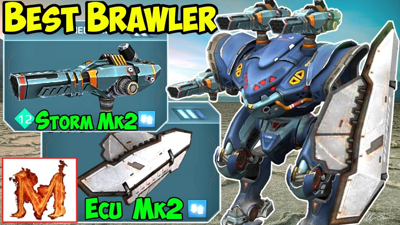 War Robots: ЛУЧШИЙ БОЙЦ Mk2, прокачанный до максимума, Storm/ECU Spectre, геймплей WR