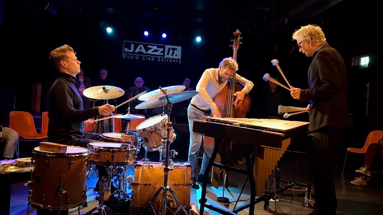 Christopher Dell, Christian Lillinger and Jonas Westergaard at  JazzIt, Salzburg, 08.10.25