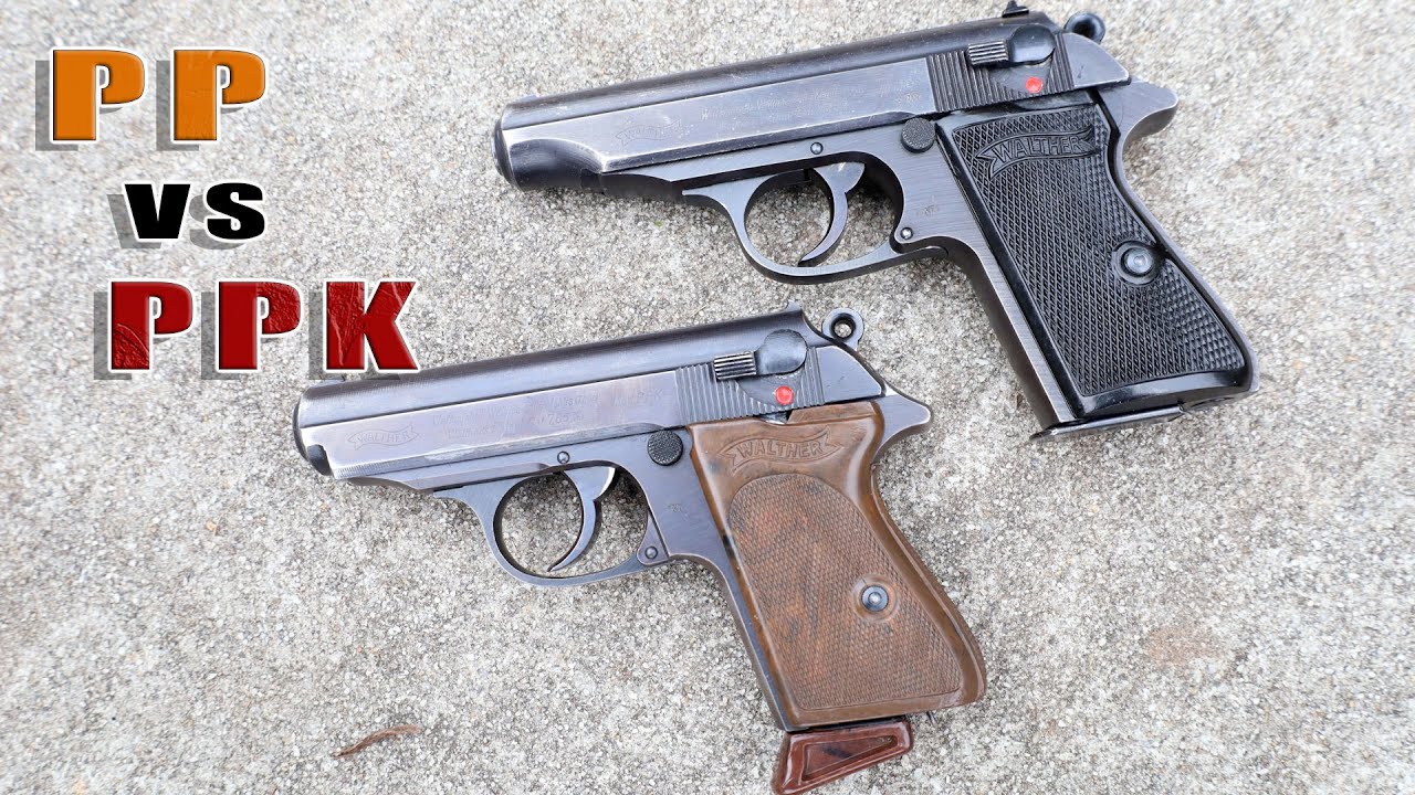 Walther PP против PPK... Оригинальные сверхскрытые пистолеты