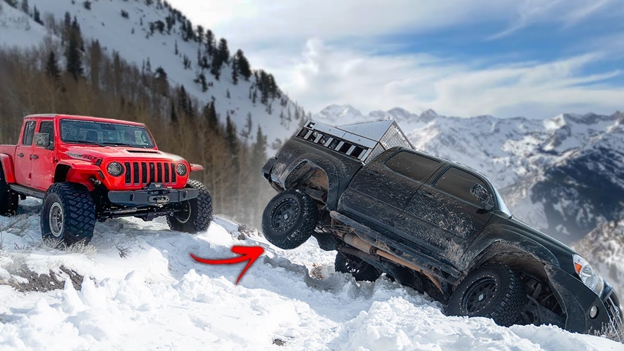 La experiencia cercana a la muerte de Toyota: ¡Jeep Hellcat al rescate!