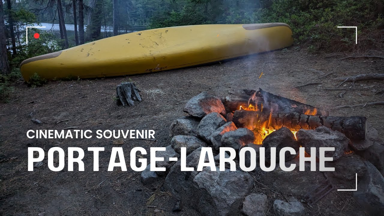 Portage-Larouche 2024, nous esquivons les portages #canoe #canoecamping #canotcamping #naturecamping
