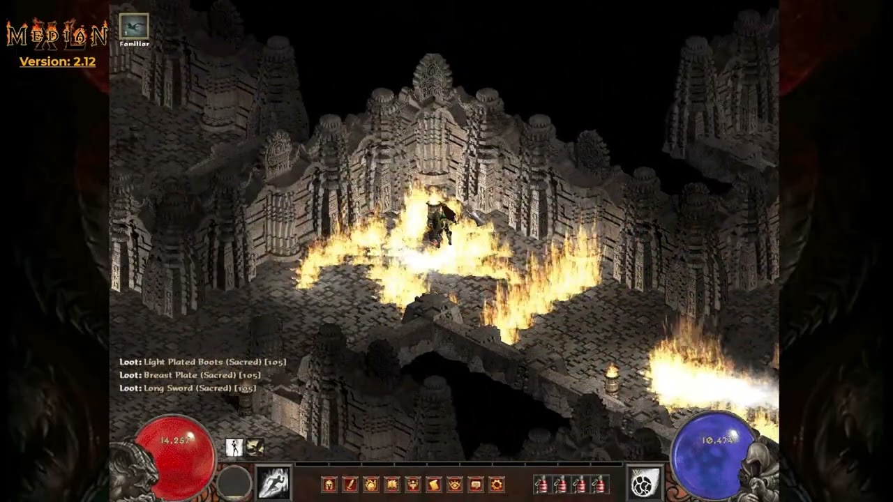 [D2 Mxl] - Fire sorc #78 - Dimensional Labyrinth 9 (lab)