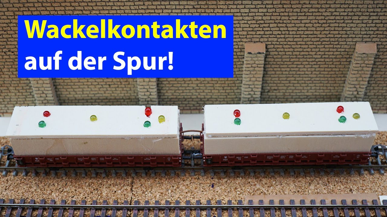 My model railroad dream layout: Bad contact point detection monster (English subtitles)