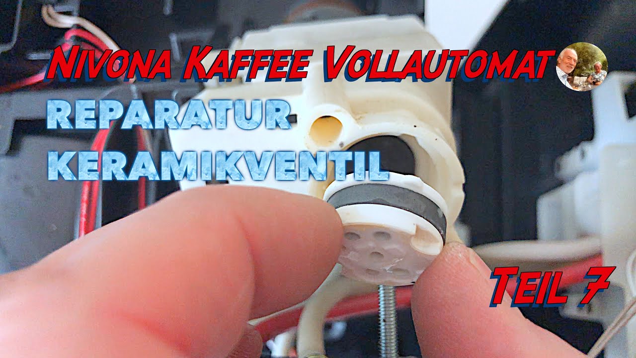 Reparatur Keramikventil kein Milchschaum zerlegen Schrittweise erklärt NIVONA Café Romatica NICR 859