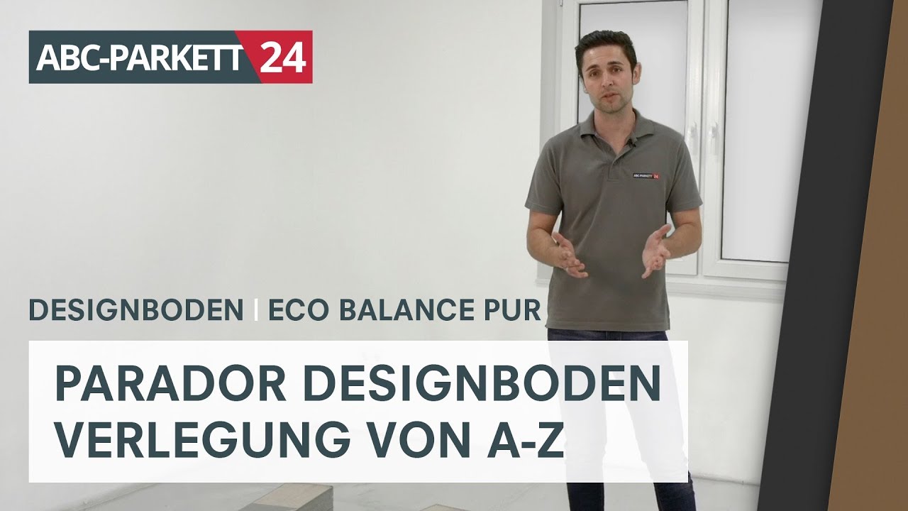 PARADOR Designboden Eco Balance PUR richtig verlegen