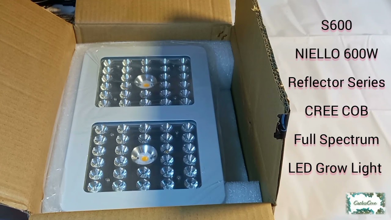 NIELLO 600W CREE COB LED Growlight Reflector Series S600 Growstar | #shorts
