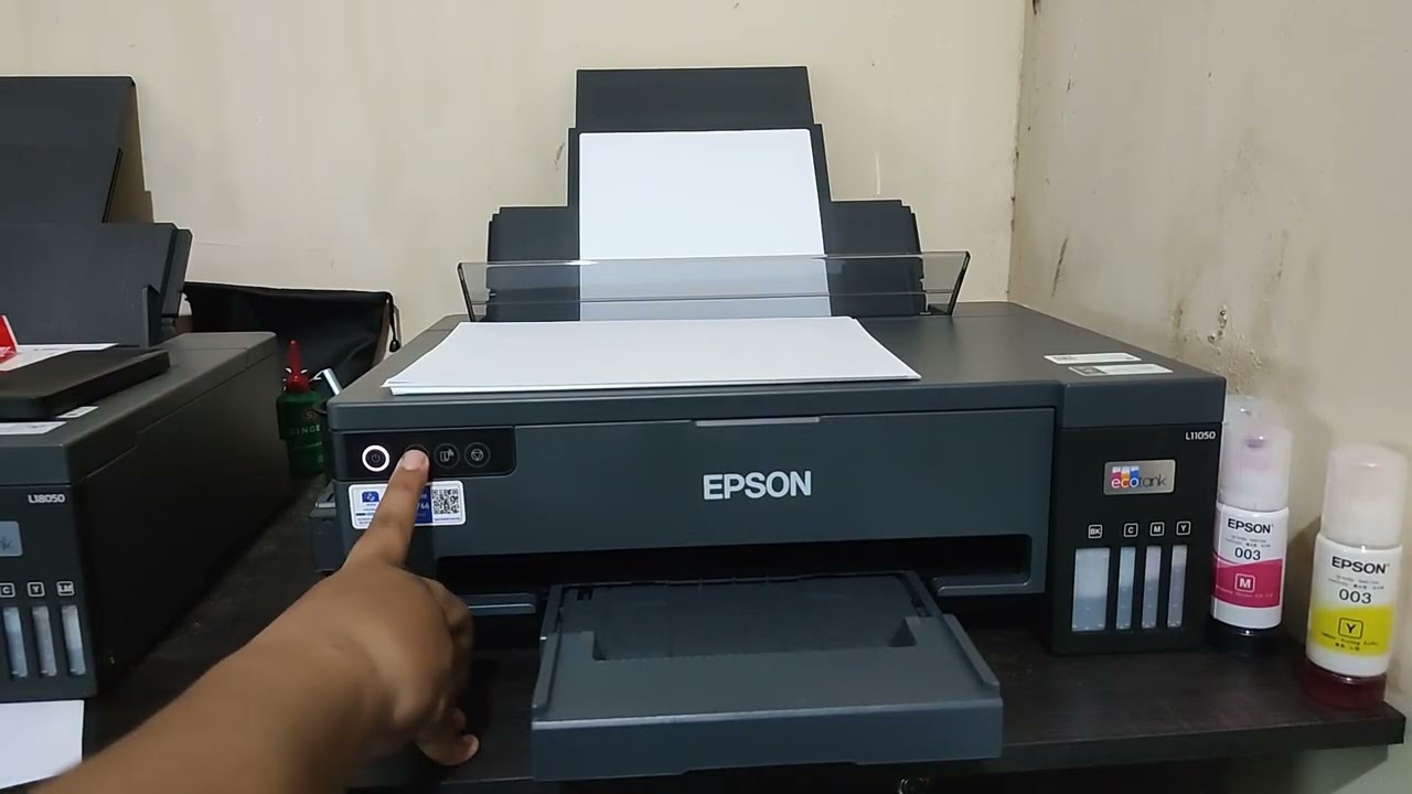 PRINTER EPSON L11050, CARA MENGHUBUNGKAN PRINTER DENGAN WIFI