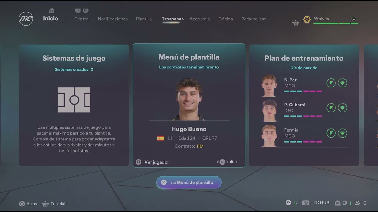 Modo carrera con los wolves temporada 3: hacemos un inicio de temporada raro