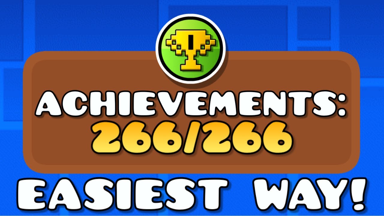 Как легко получить ВСЕ достижения в Geometry Dash (ПОЛНОЕ РУКОВОДСТВО)