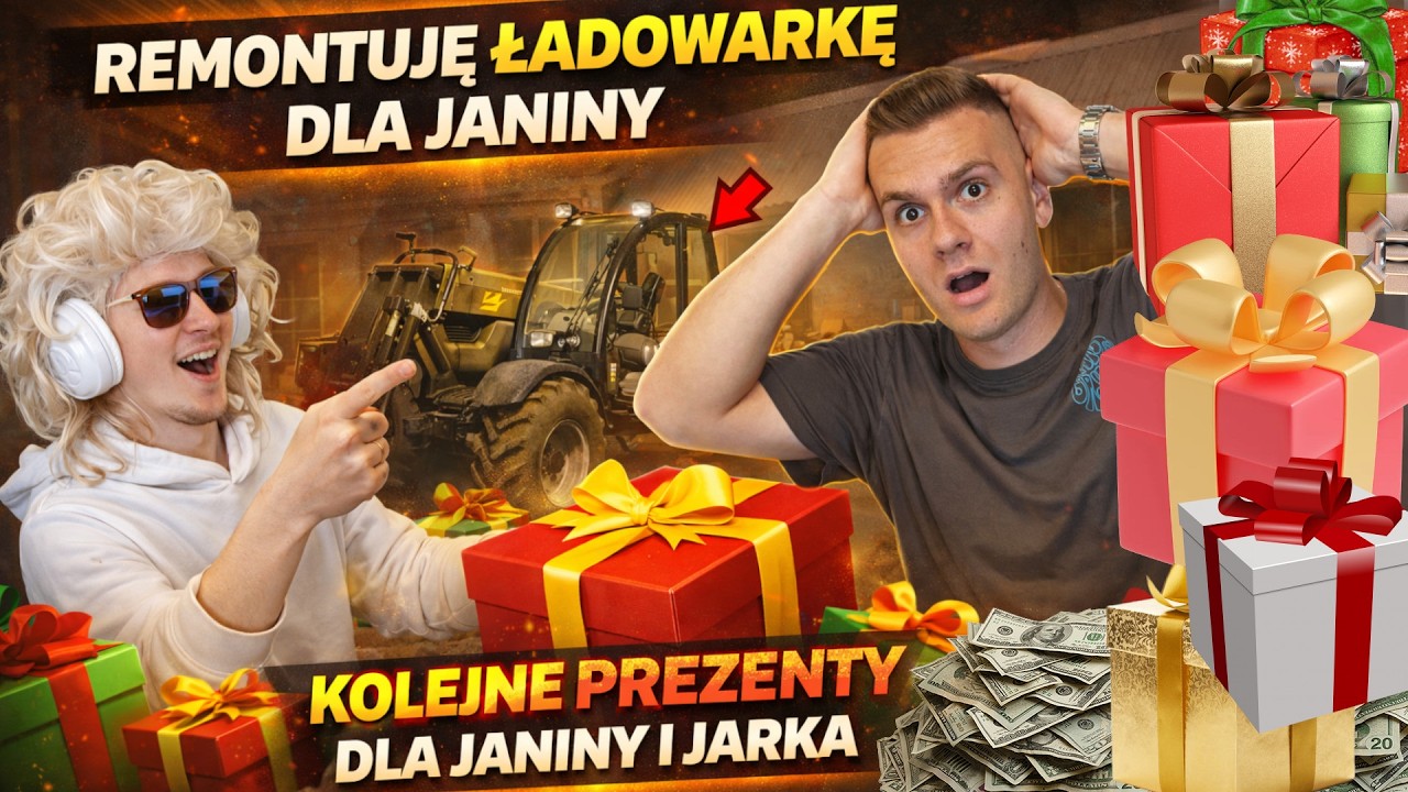 REMONTUJĘ ŁADOWARKĘ DLA JANINY🤯KOLEJNE PREZENTY DLA JARKA I JANINY   | MPG |