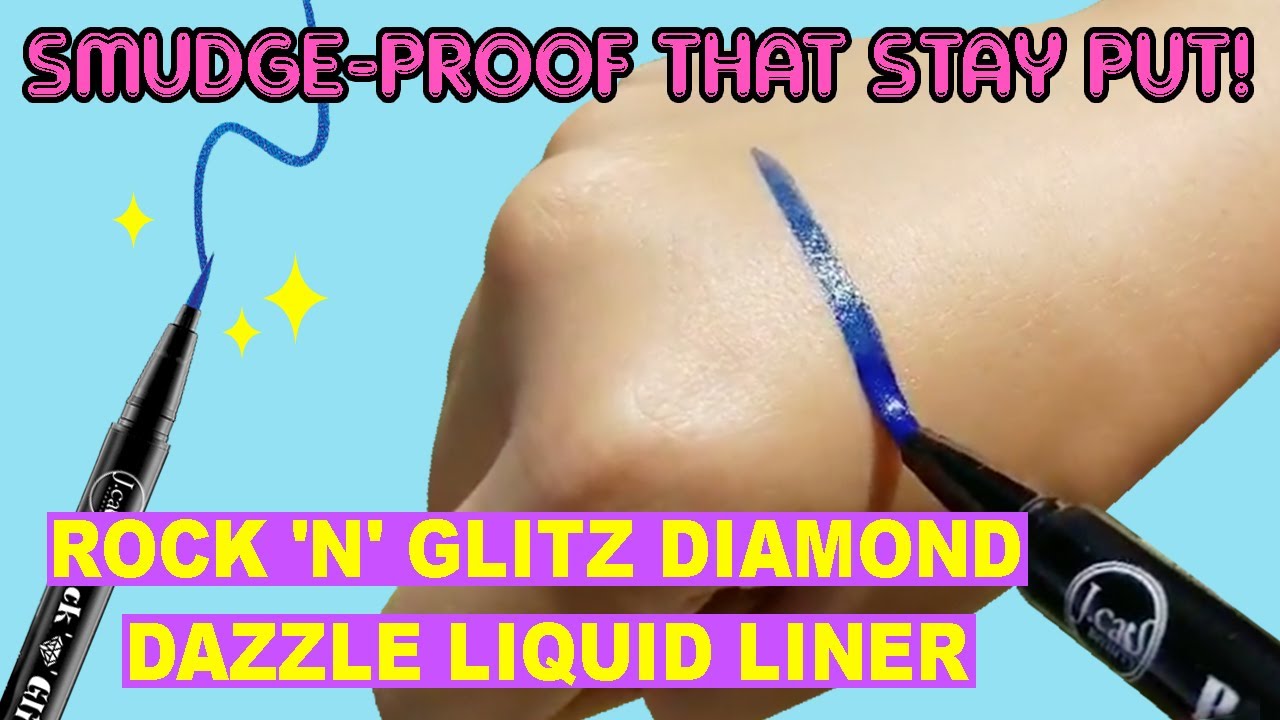 J.Cat Beauty Rock&Glitz Diamond Dazzle Liquid Liner - Smudge Proof