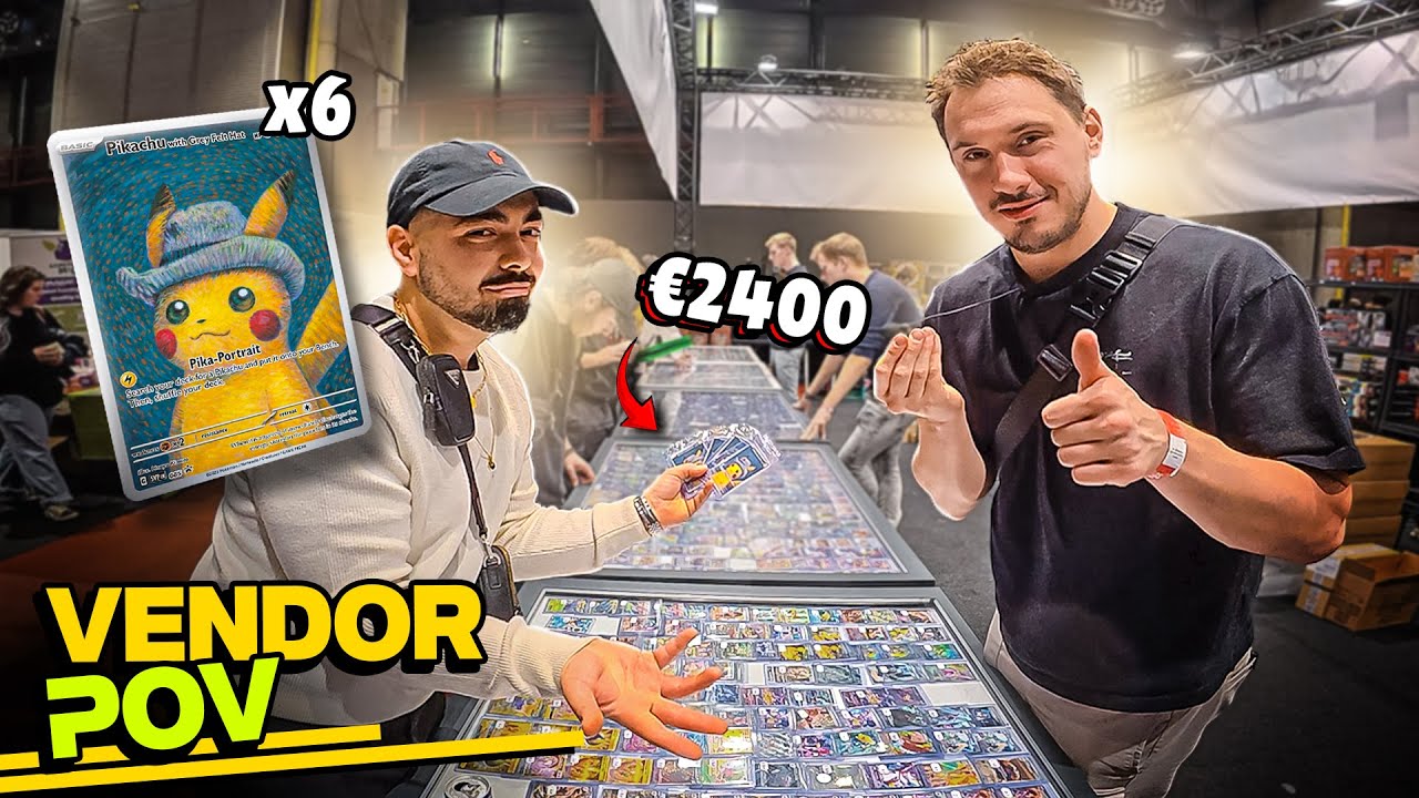 Vendor POV | Cardcon & Spellenspektakel | Man koopt zes PIKACHU VAN GOGH kaarten!