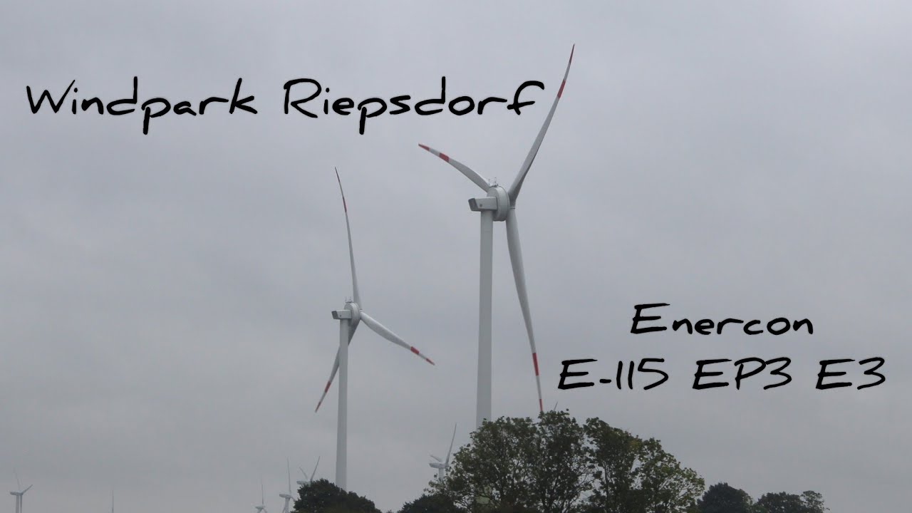 Windpark Riepsdorf | Enercon E-115 EP3 E3 auf 92m Nabenhöhe!