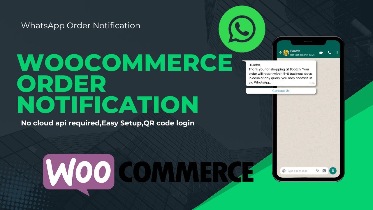How to Send WooCommerce Order Notifications on WhatsApp Without Cloud API 2025