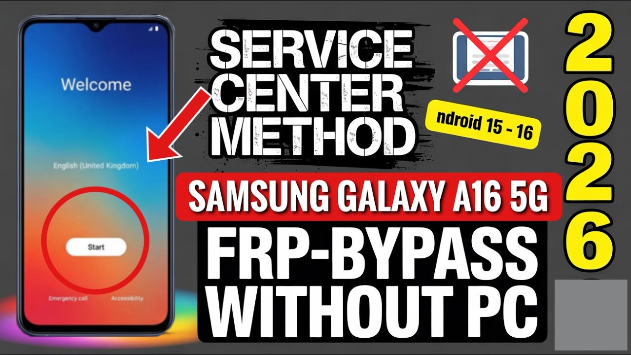 Обход учетной записи Google на Samsung A16 5G без ПК | Обход FRP на Samsung A16 | Talkback не раб...