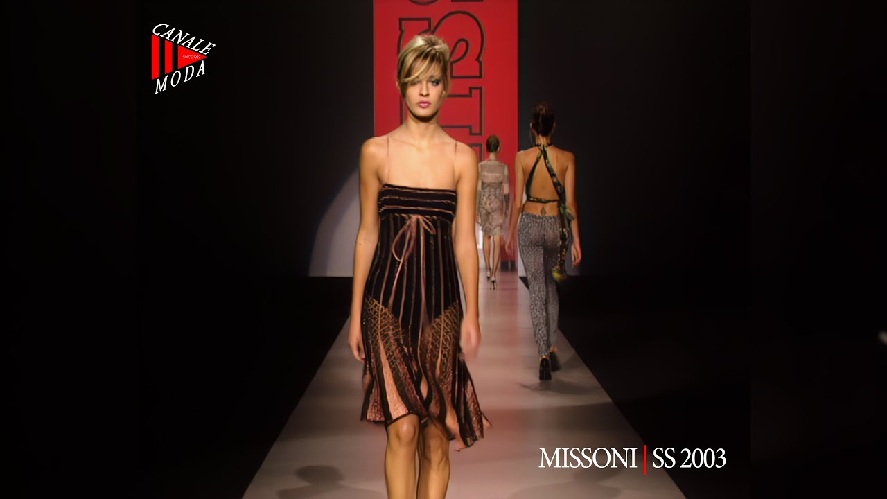 MISSONI Весна-Лето 2003 Милан 4K — Fashion Channel
