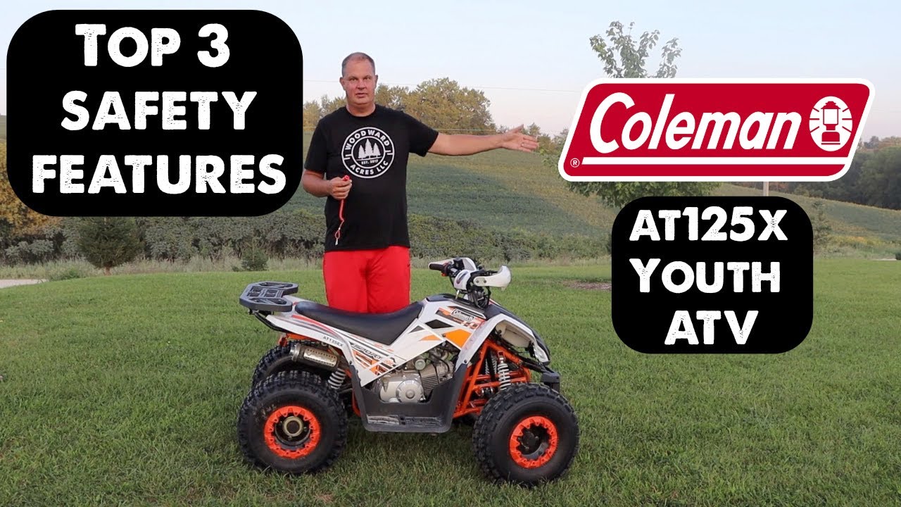 Основные характеристики безопасности детского квадроцикла Coleman AT125x Youth ATV [Kids ATV]