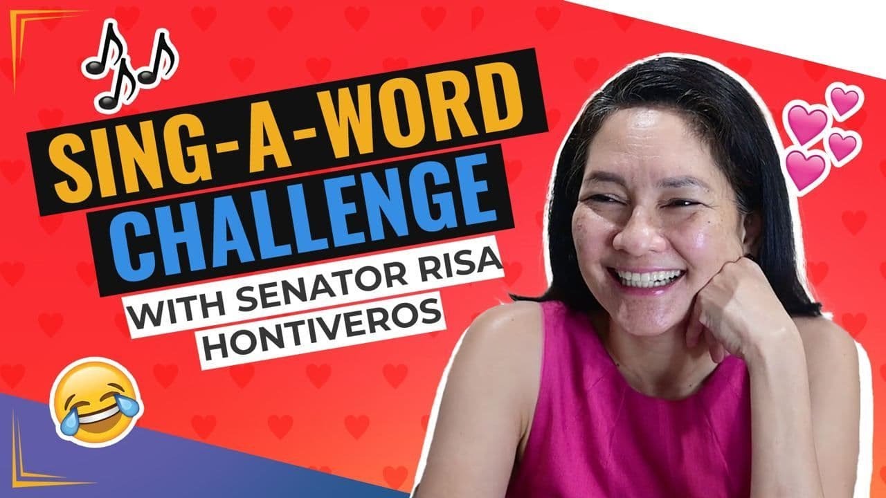 Senator Hontiveros sings love songs for Valentine’s Day