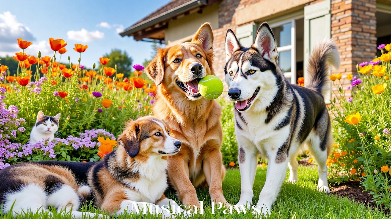 Pet TV for Dogs & Cats 🐶🐱 All-Day Anti-Anxiety Music to Keep Pets Calm When Alone, Reduce Anxiety