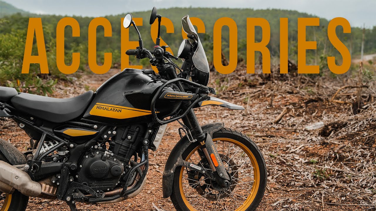 Аксессуары для мотоцикла Royal Enfield Himalayan 450, которые вам нужны.