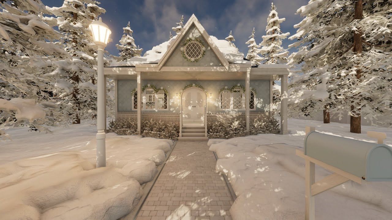 House Flipper 2 ~❄️Winter Fairy Cottage❄️~