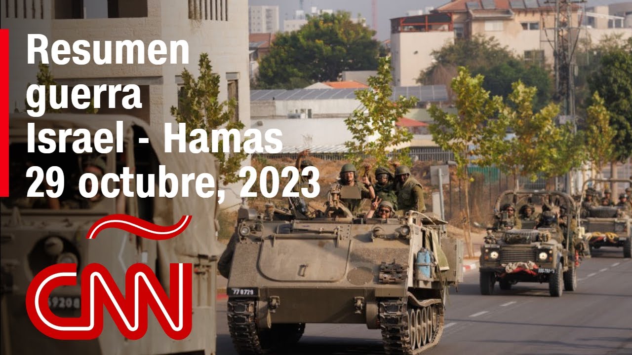 Resumen en video de la guerra Israel - Hamas: noticias del 29 de octubre de 2023