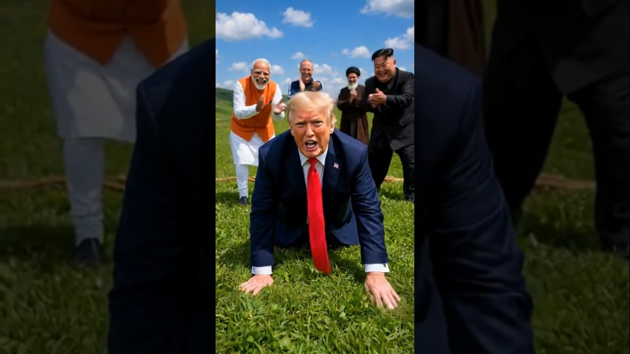 Trump FAILED the Rope Jump Challenge 😭😂 | World Leaders Rope Challenge Gets HILARIOUS 😂