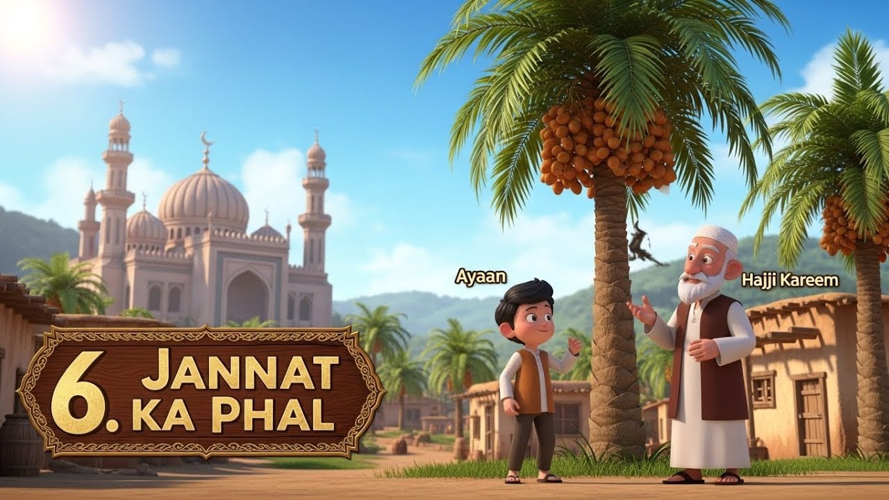 Jannat Ka Phal | Beautiful Islamic Moral Story for Kids | Heart Touching Story