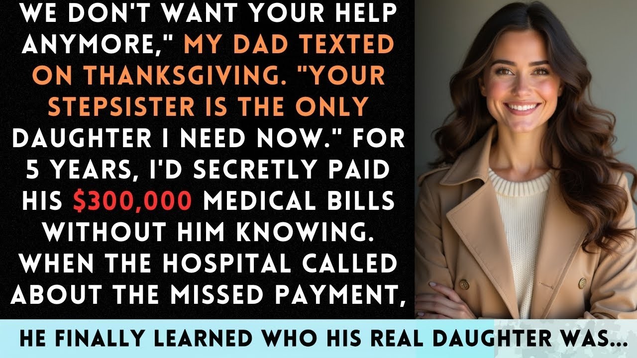 My Dad Texted Stop Pretending To Care, While I Was Secretly Paying His $300,000 Medical Bills