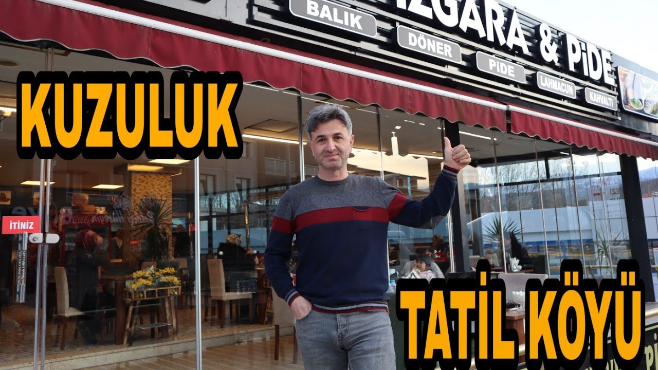 KUZULUK TATİL KÖYÜNDE GÜZEL BİR MEKAN ÇINARALTI RESTAURANT