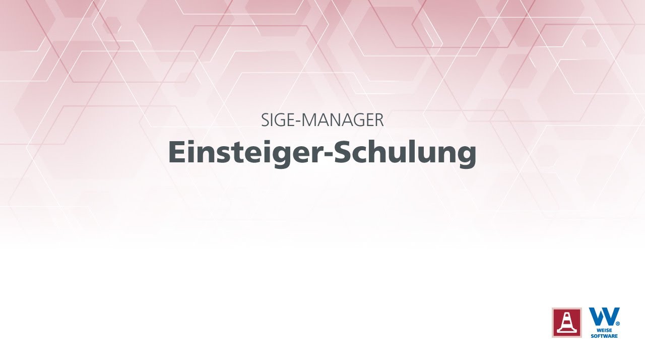 SiGe-Manager Einsteiger-Schulung