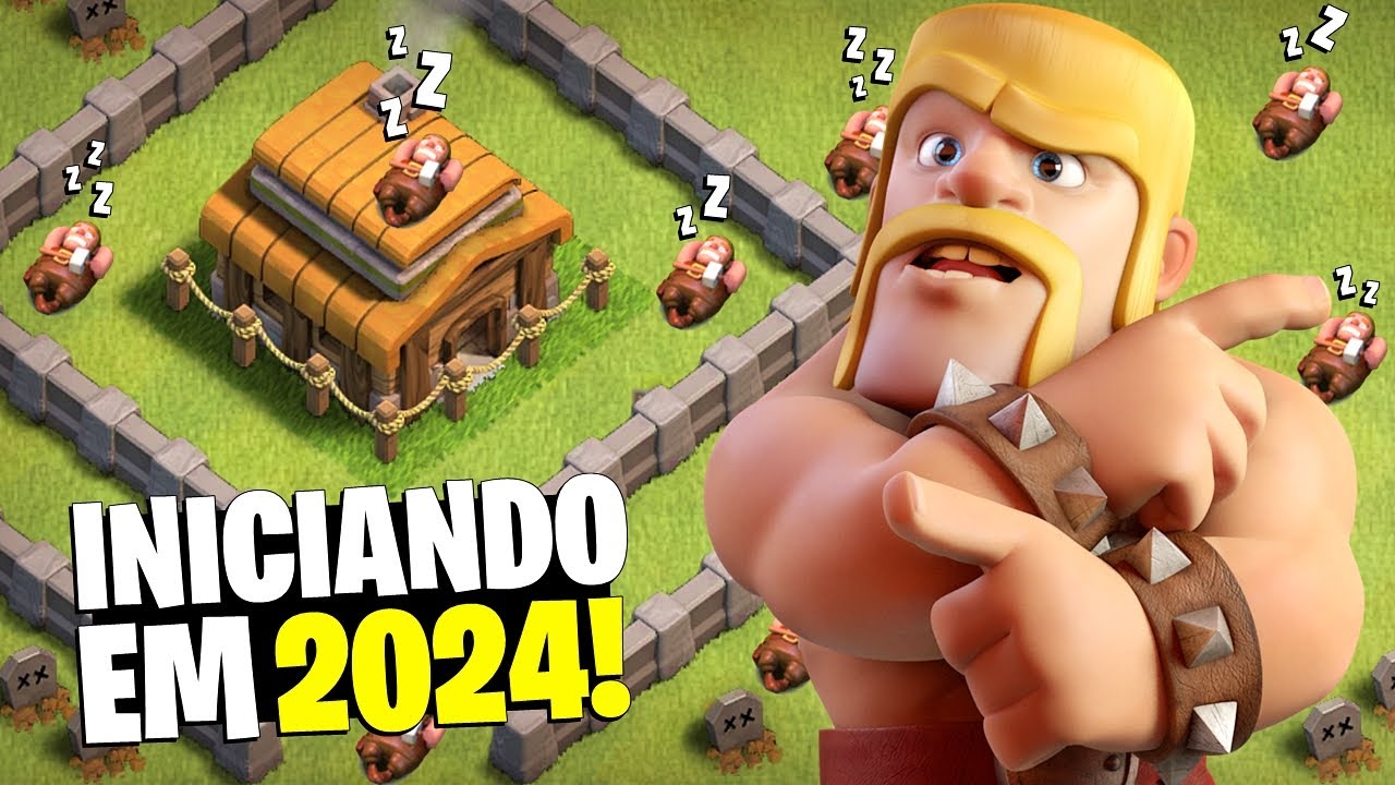 CRIANDO UMA NOVA VILA EM PLENO 2024 no CLASH OF CLANS! | COMPREI O TERCEIRO E QUARTO CONSTRUTOR!