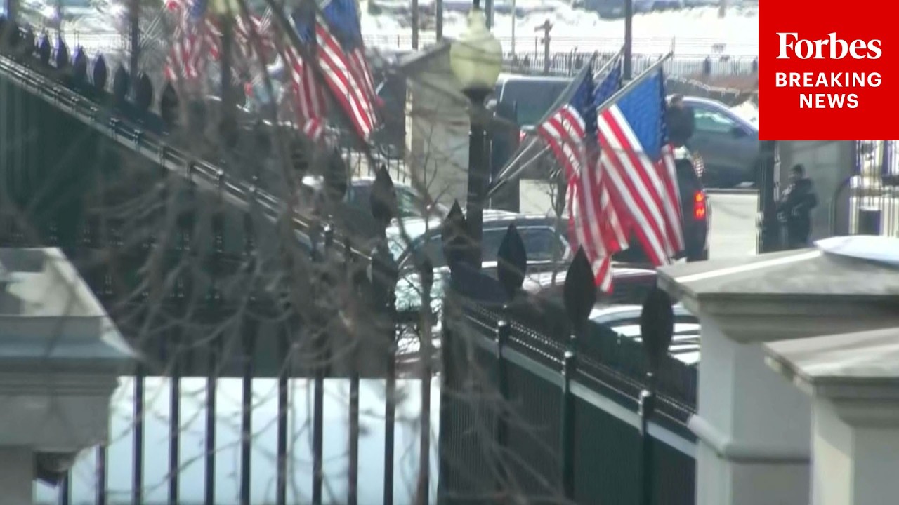 JUST IN: Israeli Prime Minister Benjamin Netanyahu Arrives At The White House