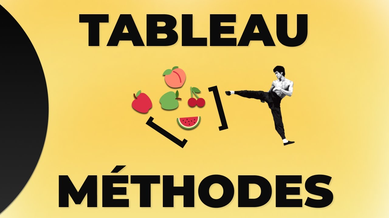 Les méthodes des tableaux en JavaScript