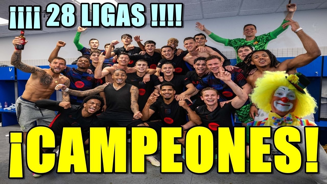 ¡¡EL BARÇA CAMPEÓN DE LIGA (28) TRAS GANAR 0-2 AL ESPANYOL CON GOLAZOS DE LAMINE YAMAL Y FERMÍN!!