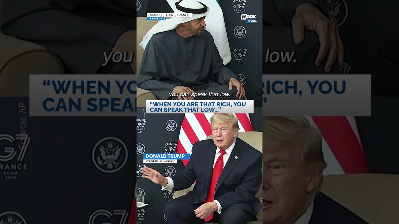 Трамп шутит о тихом голосе президента ОАЭ: &laquo;Когда ты настолько богат, можно говорить и потише&raquo;
