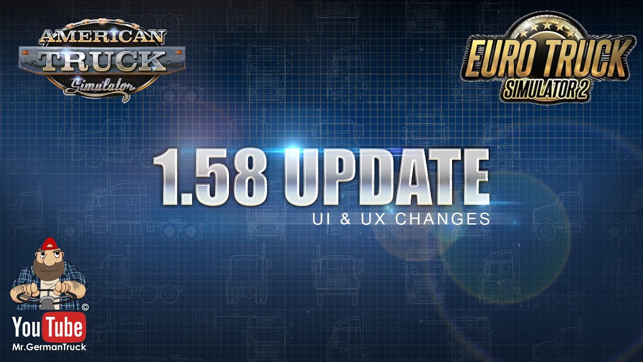 Euro Truck Simulator 2 & American Truck - Update 1.58: Änderungen an Benutzeroberfläche
