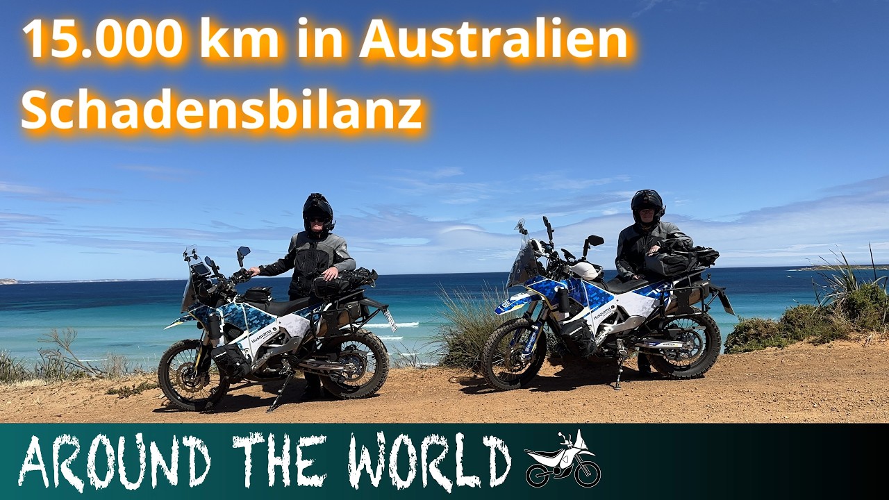 Mit der Husqvarna 15.000 km in Australien. Eine Bilanz an Motorrad und Ausrüstung.