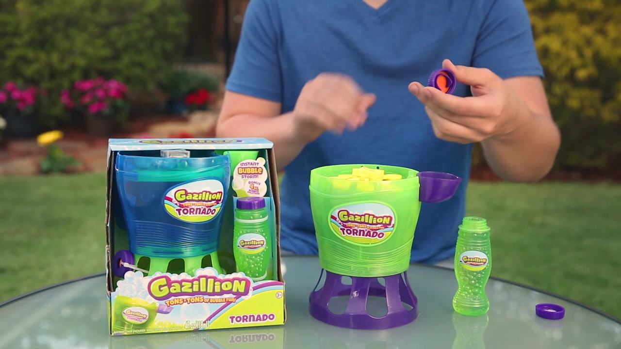 Gazillion Bubbles TORNADO BUBBLE MACHINE - How to video