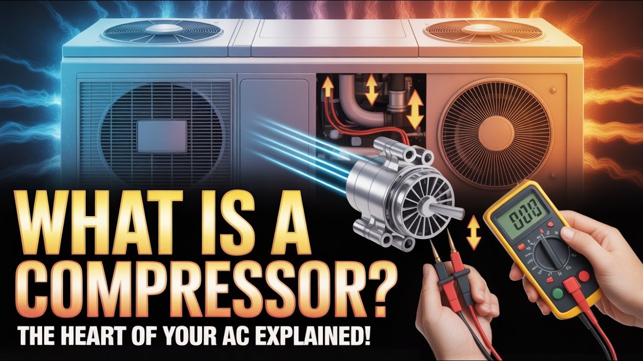 What is a Compressor? How it Works | HVAC Components Explained