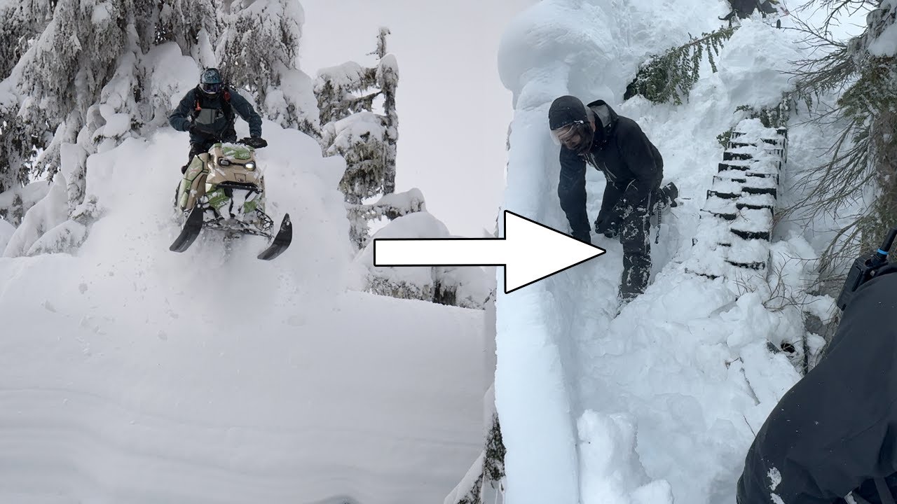 Cliff Drop In To Tree Well