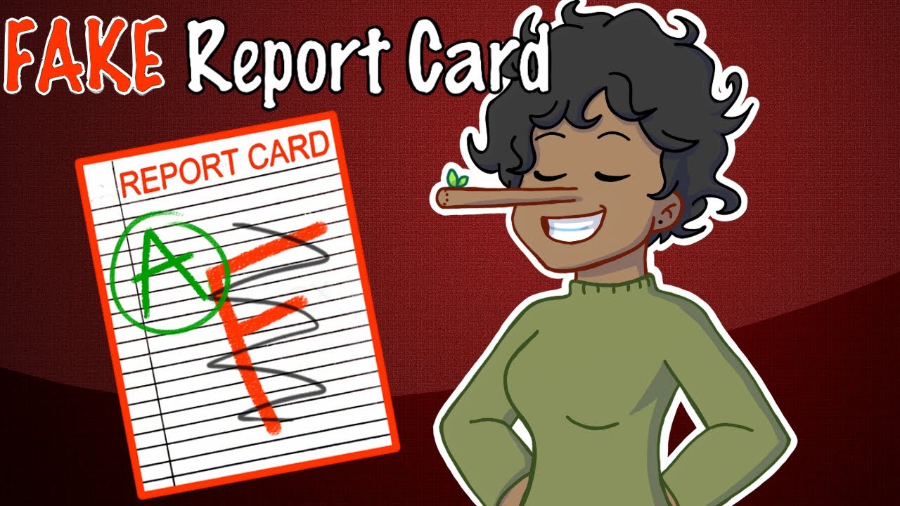 My FAKE Report Card (Animation)